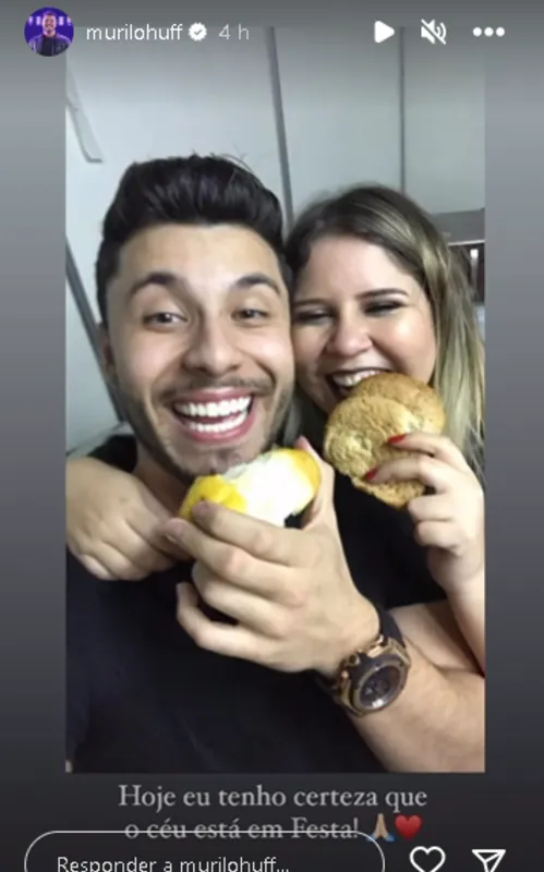 Murilo Huff postou uma homenagem para Marília Mendonça