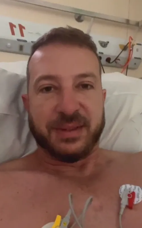 Delaroli, que tem 43 anos, está internado em um hospital particular de Niterói