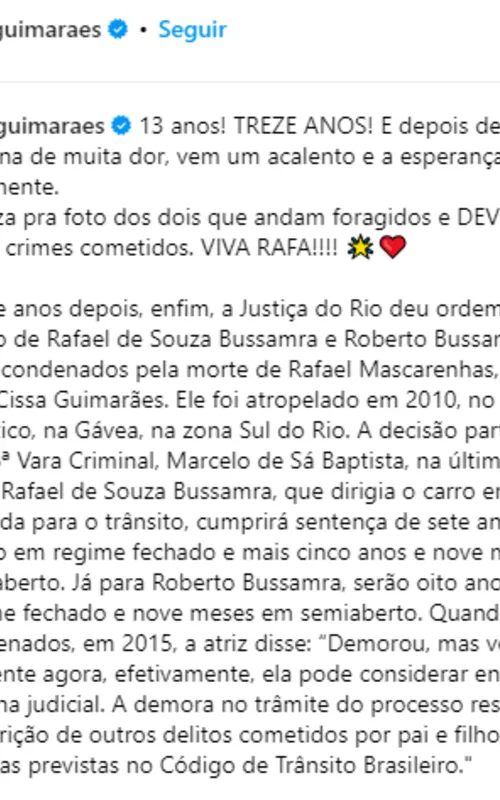 Imagem ilustrativa da imagem Justiça ordena prisão de envolvidos na morte de filho de atriz