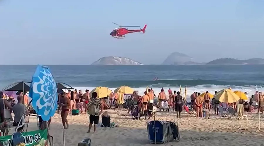 Menino desapareceu após ser levado por onda em praia de Ipanema