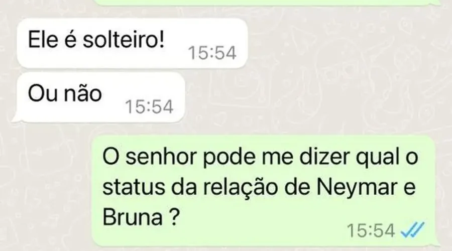 Neymar Pai disse que o filho está solteiro