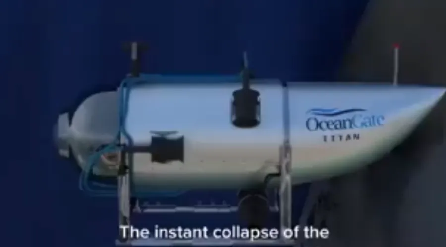 Vídeo mostra como desastre de submersível aconteceu