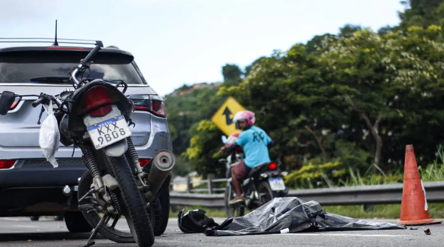 Motociciclista morreu na hora