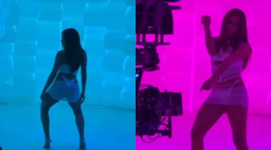 A cantora publicou um vídeo rebolando à beça nas suas redes sociais