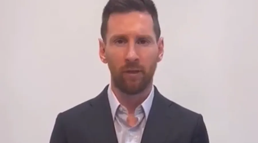 Messi gravou vídeo se desculpando por viagem à Arábia Saudita