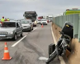 Imagem ilustrativa da imagem Motociclista que morreu em acidente na Ponte é identificado