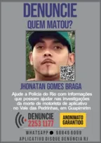 Imagem ilustrativa da imagem Cartaz pede informações sobre envolvidos na morte de motorista de aplicativo