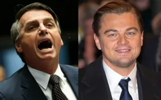 Imagem ilustrativa da imagem 'É bom o DiCaprio ficar de boca fechada', diz Bolsonaro após novo post do ator