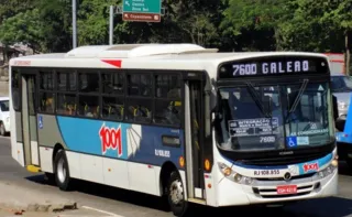 Imagem ilustrativa da imagem Ônibus da linha Charitas x Galeão é assaltado no Rio