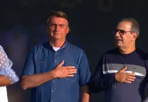 Imagem ilustrativa da imagem 'Luta do bem contra o mal', diz Bolsonaro em evento gospel no Rio