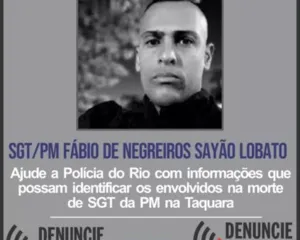 Imagem ilustrativa da imagem Disque Denúncia pede informações sobre PM assassinado no Rio