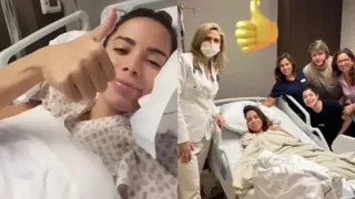 Imagem ilustrativa da imagem Anitta tem alta hospitalar adiada pela segunda vez