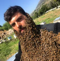 Imagem ilustrativa da imagem Apicultor libanês faz vídeos com corpo coberto por abelhas