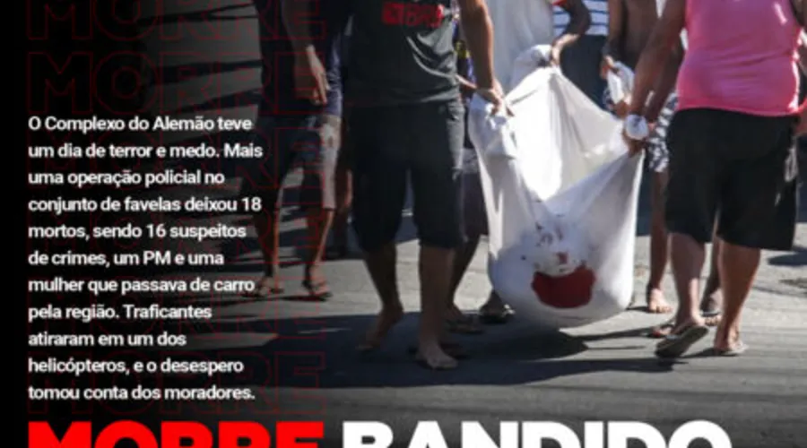 Imagem ilustrativa da imagem Morre bandido, policial, inocente... Morre o Rio