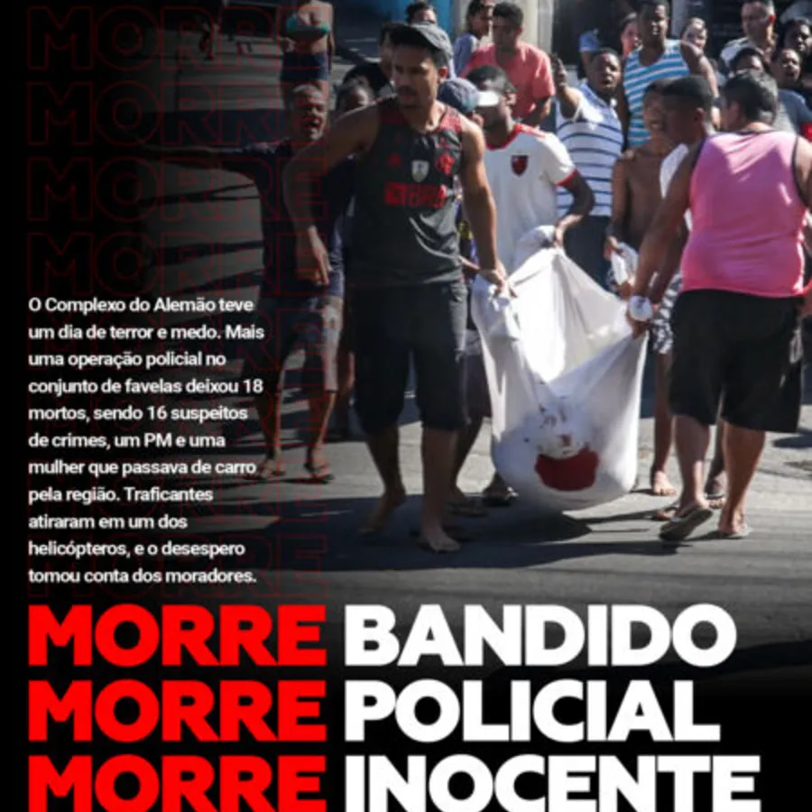 Imagem ilustrativa da imagem Morre bandido, policial, inocente... Morre o Rio