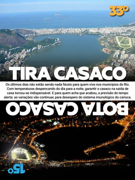 Imagem ilustrativa da imagem Tira casaco, bota casaco: o inverno controverso no Rio