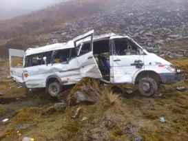 Imagem ilustrativa da imagem Tragédia! Ônibus cai e mata quatro turistas em Machu Picchu