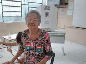 Imagem ilustrativa da imagem Aos 90 anos, eleitora vai às urnas: 'Não se vive sem democracia'