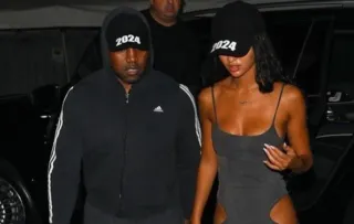 Imagem ilustrativa da imagem Namorada de Kanye West dá resposta atravessada a ator