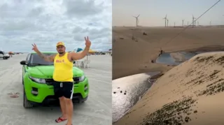 Imagem ilustrativa da imagem Turista filma tirolesa antes de morrer em acidente no Ceará