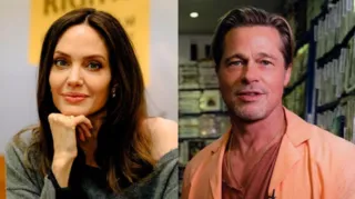 Imagem ilustrativa da imagem Brad Pitt comenta divórcio com Angelina Jolie: 'Chama de alegria'