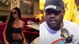 Imagem ilustrativa da imagem Kanye West e Juliana Nalú discordam sobre status de relacionamento
