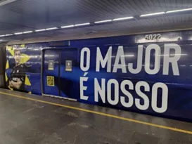Imagem ilustrativa da imagem Metrô do Rio é decorado em homenagem ao Mundial de Counter-Strike