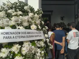 Imagem ilustrativa da imagem Amigos e fãs se despedem de Susana Naspolini no Rio