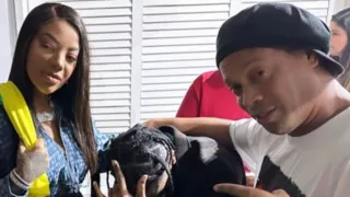 Imagem ilustrativa da imagem Ludmilla e Ronaldinho curtem festa com rapper americano no Rio