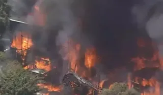 Imagem ilustrativa da imagem Veja como ficou o estúdio da TV Globo após incêndio
