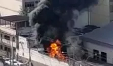 Imagem ilustrativa da imagem Incêndio atinge igreja no Centro de Niterói; veja vídeo