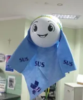 Imagem ilustrativa da imagem Agente de saúde cria mascote para SUS inspirado na Copa