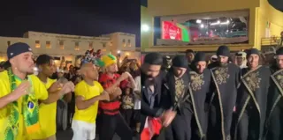 Imagem ilustrativa da imagem Brasileiros fazem batalha de dança contra árabes no Catar; vídeo