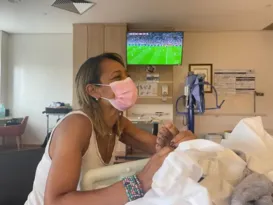 Imagem ilustrativa da imagem Pelé acompanhou final da Copa em hospital com a filha