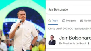 Imagem ilustrativa da imagem Google atualiza cargo de Bolsonaro para 'ex-presidente do Brasil'