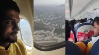 Imagem ilustrativa da imagem Passageiro registrou momento de queda de avião no Nepal; vídeo