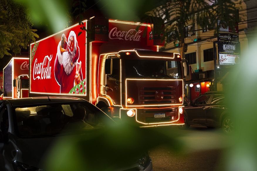 hoje Caravana de Natal da Coca Cola passar por Niter i