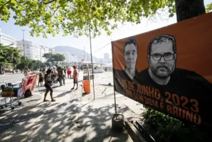 Imagem ilustrativa da imagem Ato no Rio relembra assassinatos de Bruno e Dom
