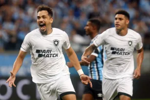 Imagem ilustrativa da imagem Botafogo vence o Grêmio e abre 10 pontos de vantagem na liderança