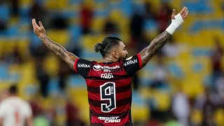 Imagem ilustrativa da imagem Gabigol é multado após discussão com vice-presidente do Flamengo