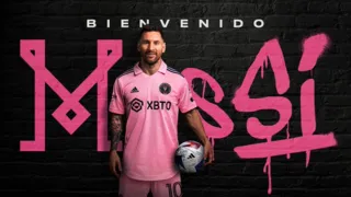 Imagem ilustrativa da imagem Lionel Messi é anunciado oficialmente pelo Inter Miami até 2025