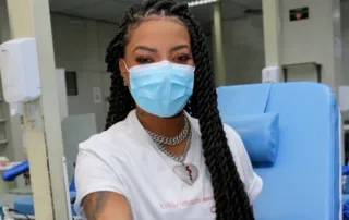 Imagem ilustrativa da imagem Ludmilla oferece ingressos de show para quem doar sangue