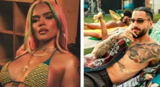 Imagem ilustrativa da imagem Maluma e Karol G caem no batidão do funk em novo clipe; assista