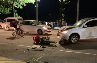 Imagem ilustrativa da imagem Motociclista fica ferido após colisão com carro em Icaraí
