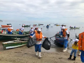 Imagem ilustrativa da imagem Pescadores de Niterói e São Gonçalo se unem em ação pelo ambiente