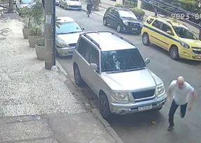 Imagem ilustrativa da imagem Policial é perseguido por assaltante na Zona Sul do Rio; vídeo
