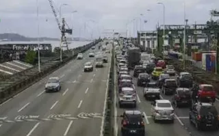 Imagem ilustrativa da imagem Ponte Rio-Niterói já registra lentidão na saída para o feriadão