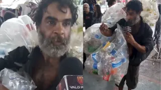 Imagem ilustrativa da imagem Que voz! Morador em situação de rua arrasa como locutor de loja