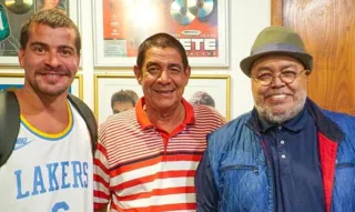 Imagem ilustrativa da imagem Thiago Martins grava com Zeca Pagodinho e Jorge Aragão