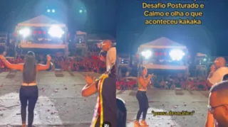 Imagem ilustrativa da imagem Vídeo: Léo Santana se surpreende ao convidar fã ao palco